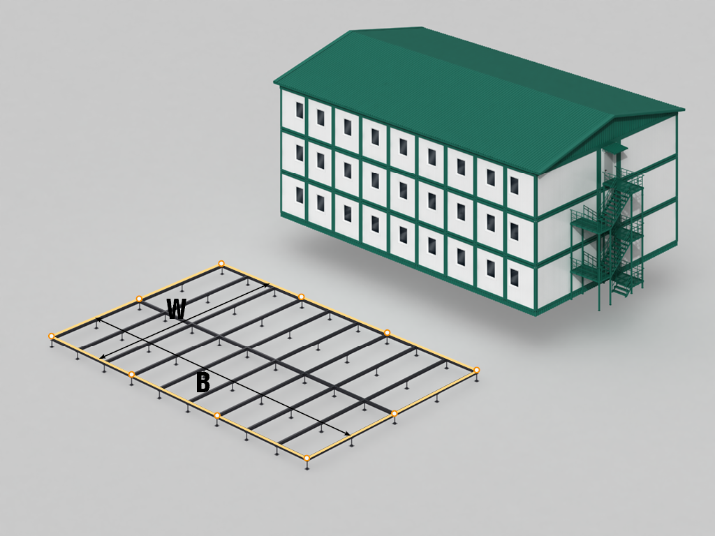 Монтаж на свайные фундаменты.